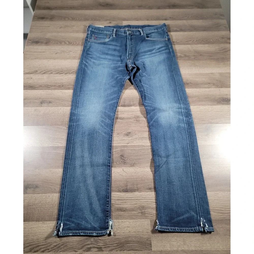 Polo Ralph Lauren Jeans Hampton Straight Size 38x32* Dark Wash Cotton Blend Mens